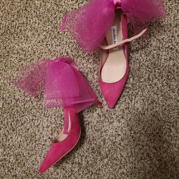 Charles David pink heels - Picture 2 of 5